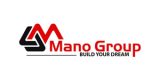 Logo for Mano Group featuring stylized black and red geometric shapes forming the letters M and G. The text Mano Group appears in red, with the slogan Build Your Dream in black below it.